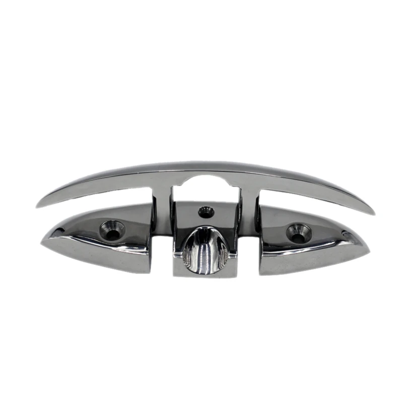 Dinghy Boat Onward Marine Boat Cleats 316 Stainless Steel Casting Boat Deck Folding Cleats Flip Up Dock Cleat Dock Cleats Rope Cleat Lockable Boat Latches Boat Tie Down Cleats