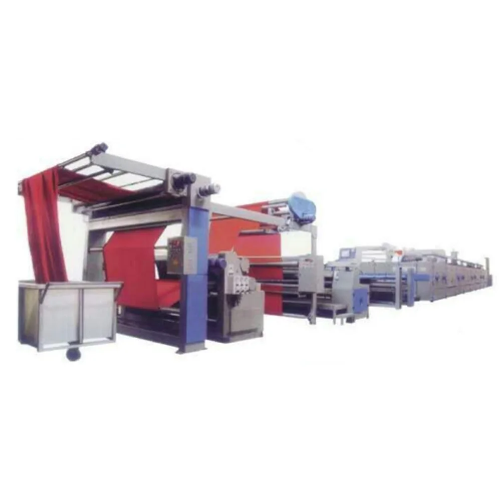 Manufacturing Plant Desizing Mercerizing Textile Singeing Stenter Setting Machine
