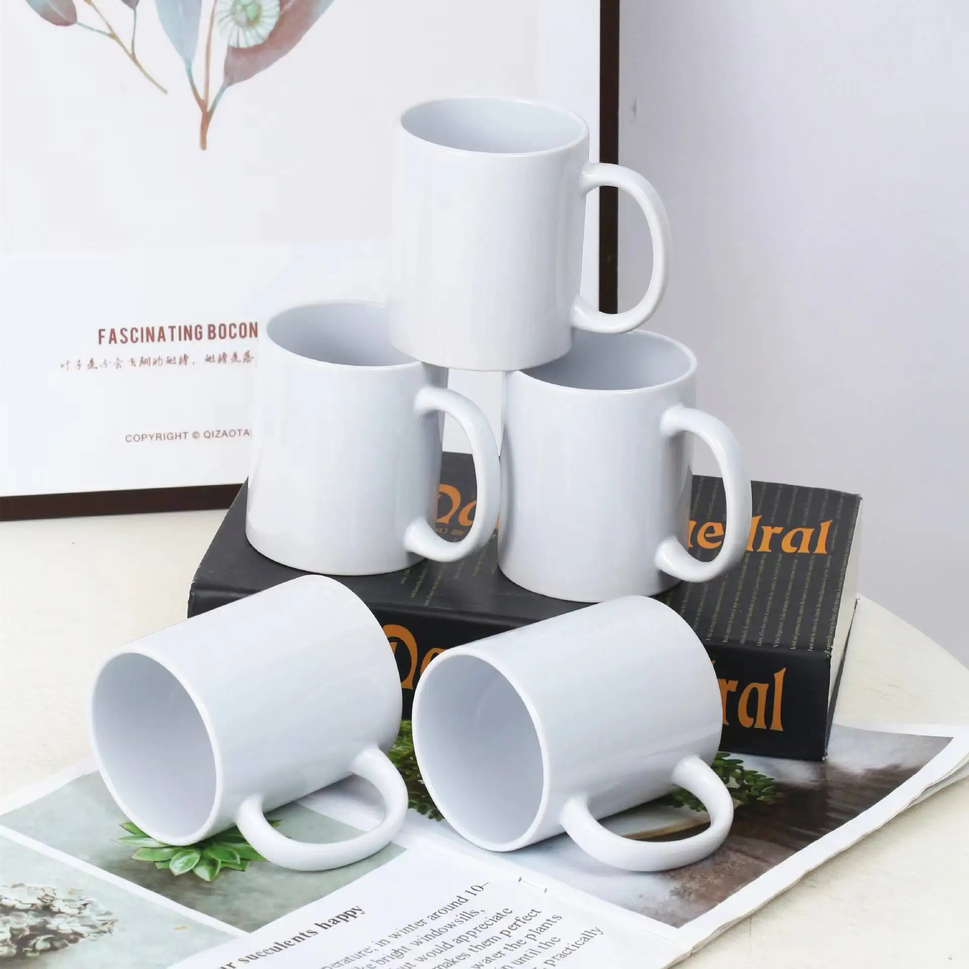 11oz 350ml Ceramic Porcelain Classic Design Customizable White Blank  Sublimation Coffee Mug| Alibaba.com