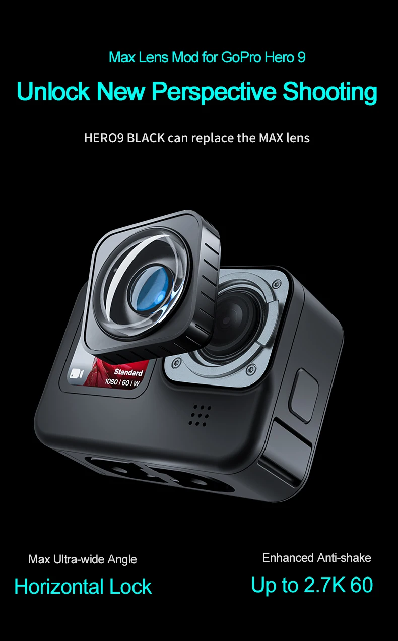 Max lens. Max Lens Mod GOPRO 10. Max Lens Mod GOPRO 10 сравнение.