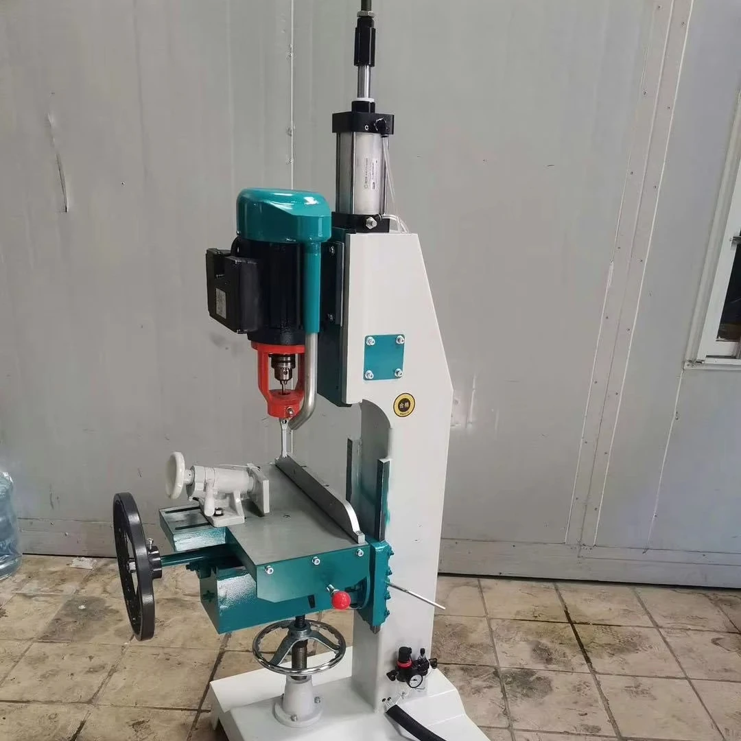 TEBAK Woodworking Machinery Pneumatic square Eye Camera 2.2kw 220v Single Phase 60hz Machine for square or Rectangular Mortises