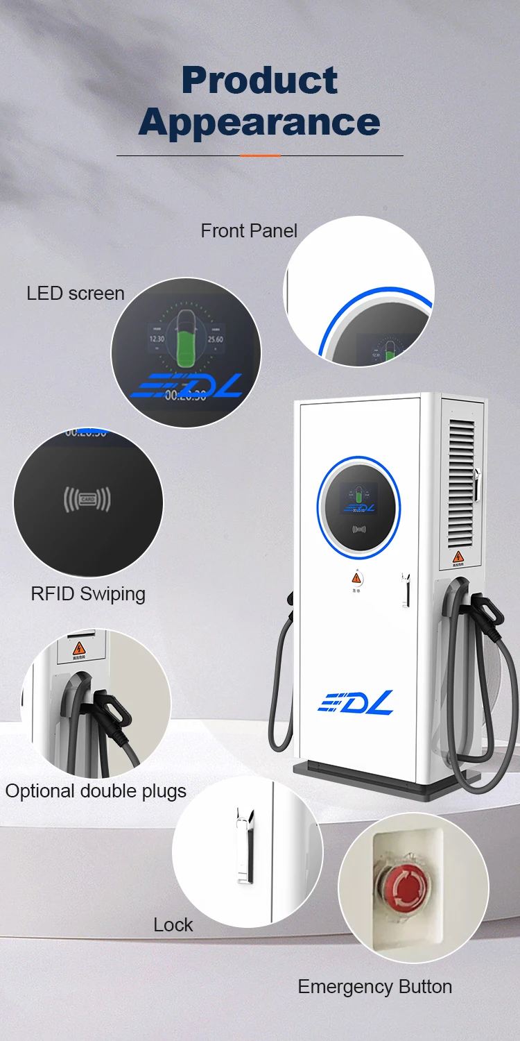 240kw 180kw 480kw charging ccs station Ev Car Screen electric fast dc ev charger pile for ev bus details