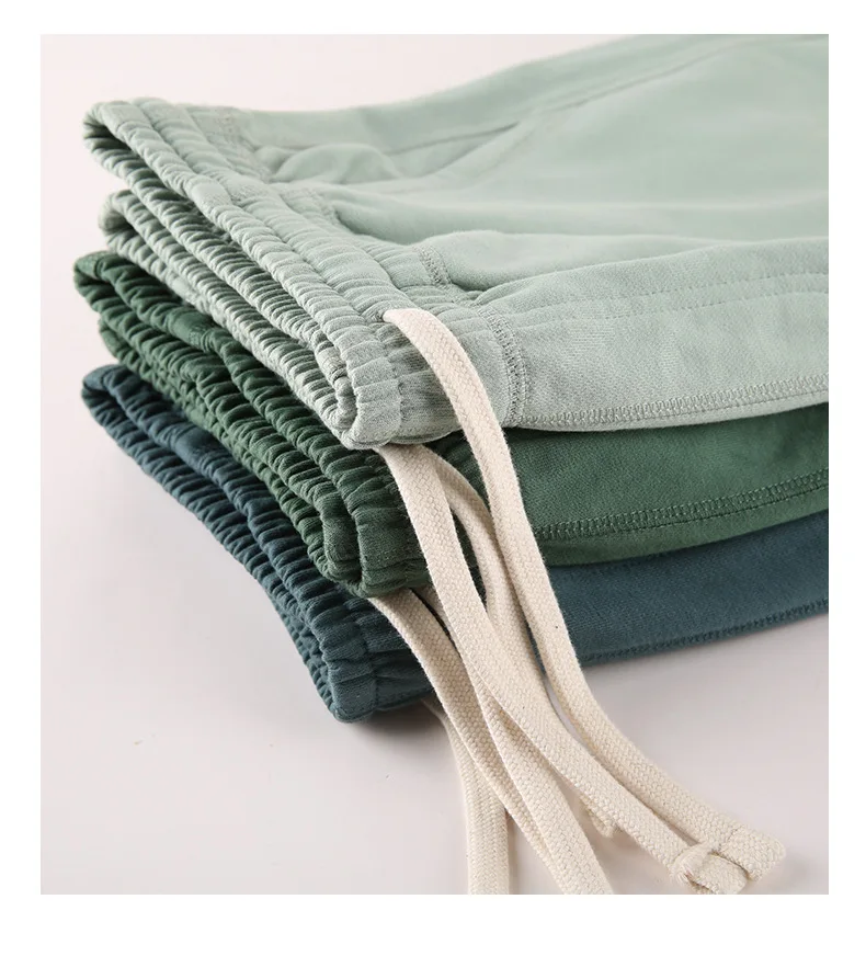 Personalizzato all'ingrosso di alta qualità 350 grammi 100% cotone Plus Size Pantaloncini da uomo Plain Heavyweight French Terry Pantaloni unisex912_voghion.com