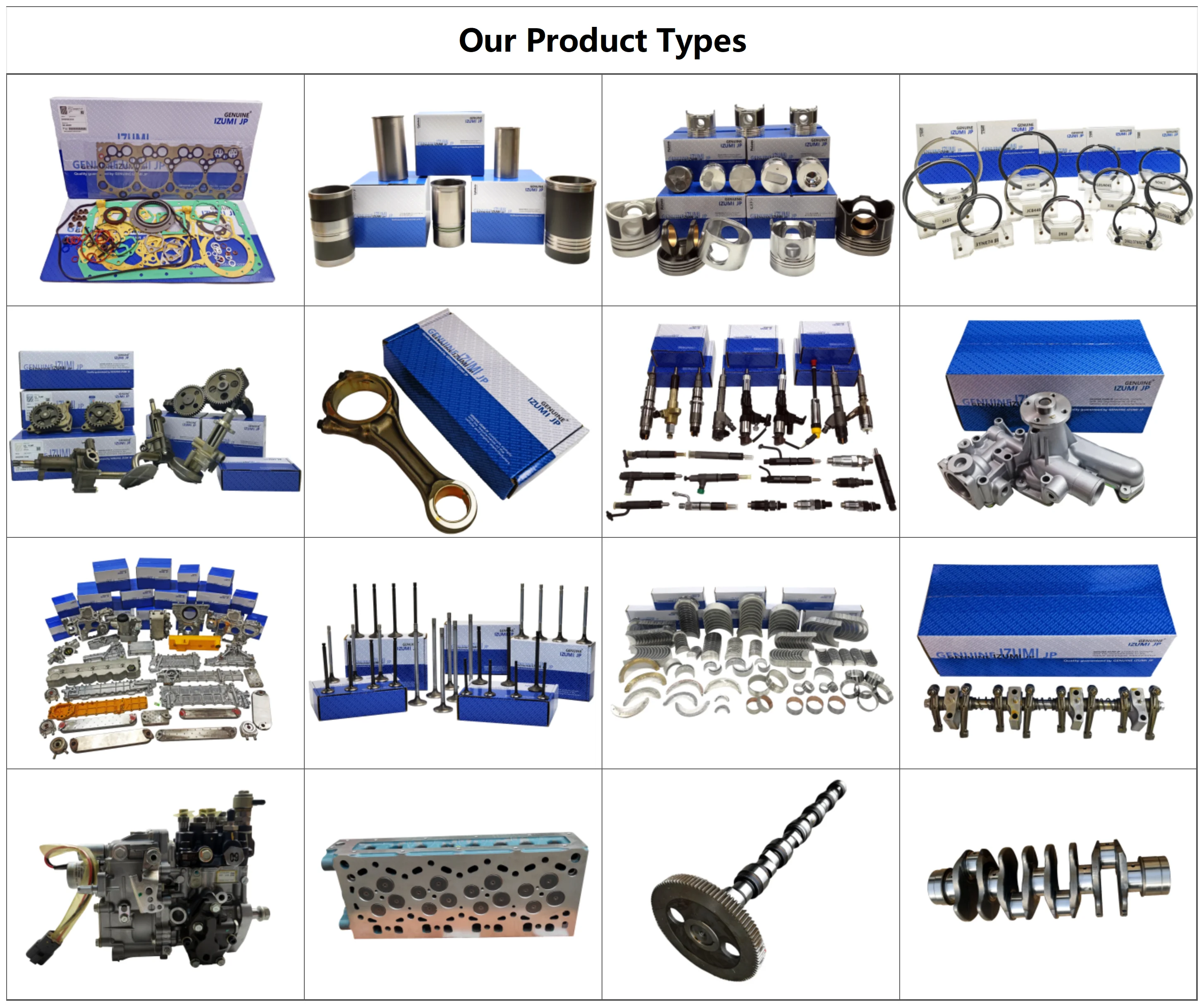 For Diesel Engine Overhaul Repair TAD 734 for GE TCD2013 L6 4V Overhaul Repair Set Machinery Engine Parts for Deutz Rebuild Kits