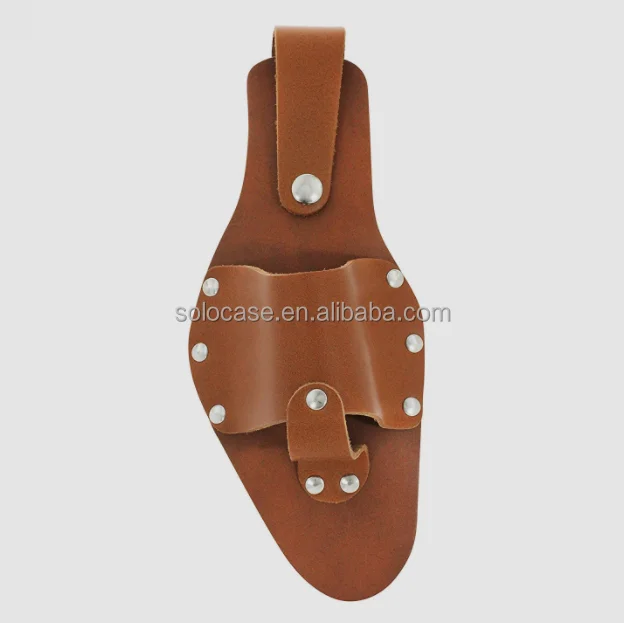 Vegan Brown Leather Cowboy Beer Holster