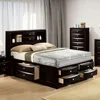 Black+ 3 Piece Set+King Size Bed