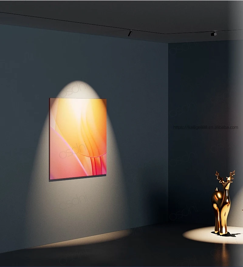 发光二极管6毫米超窄磁轨道灯室内泛光灯6W 10w轨道吊坠线性格栅点48vtrack照明系统