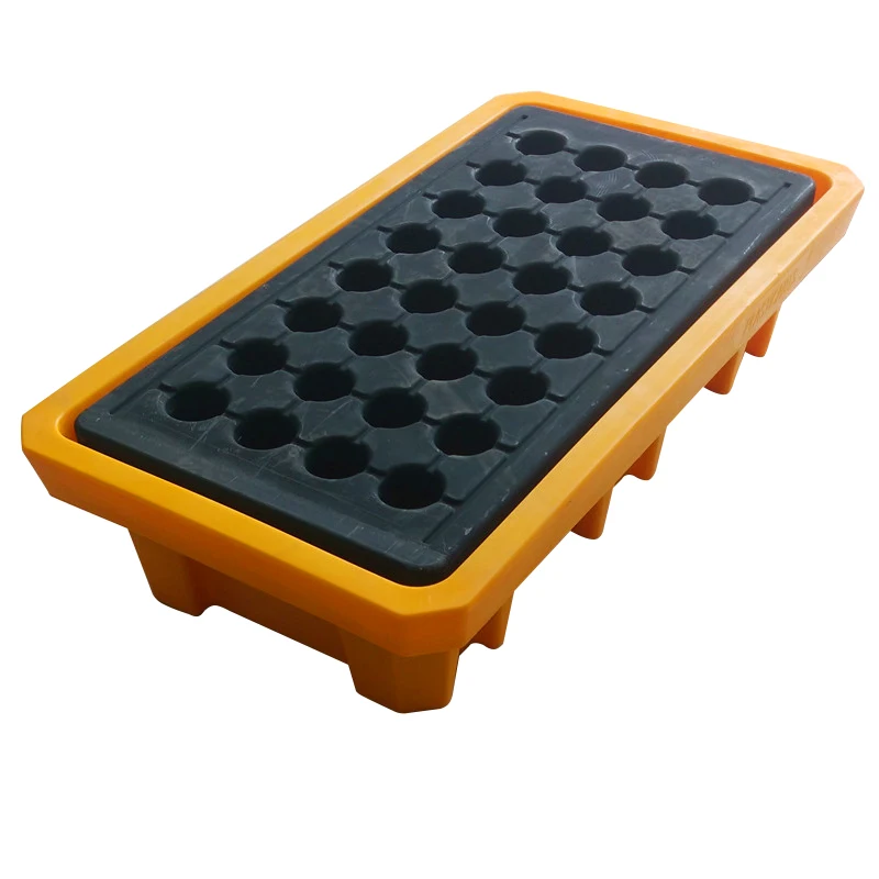 2ドラム27ガロン/105L 油バレル漏れ防止パレット 化学物質収納用