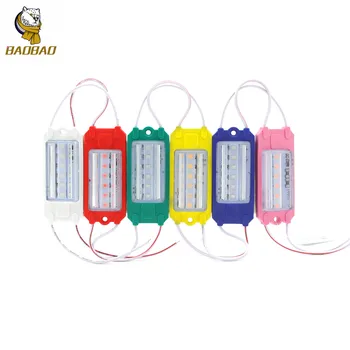 BAOBAO 12V LED Module Injection with lens White Red Blue Green modules light wholesale hot sale