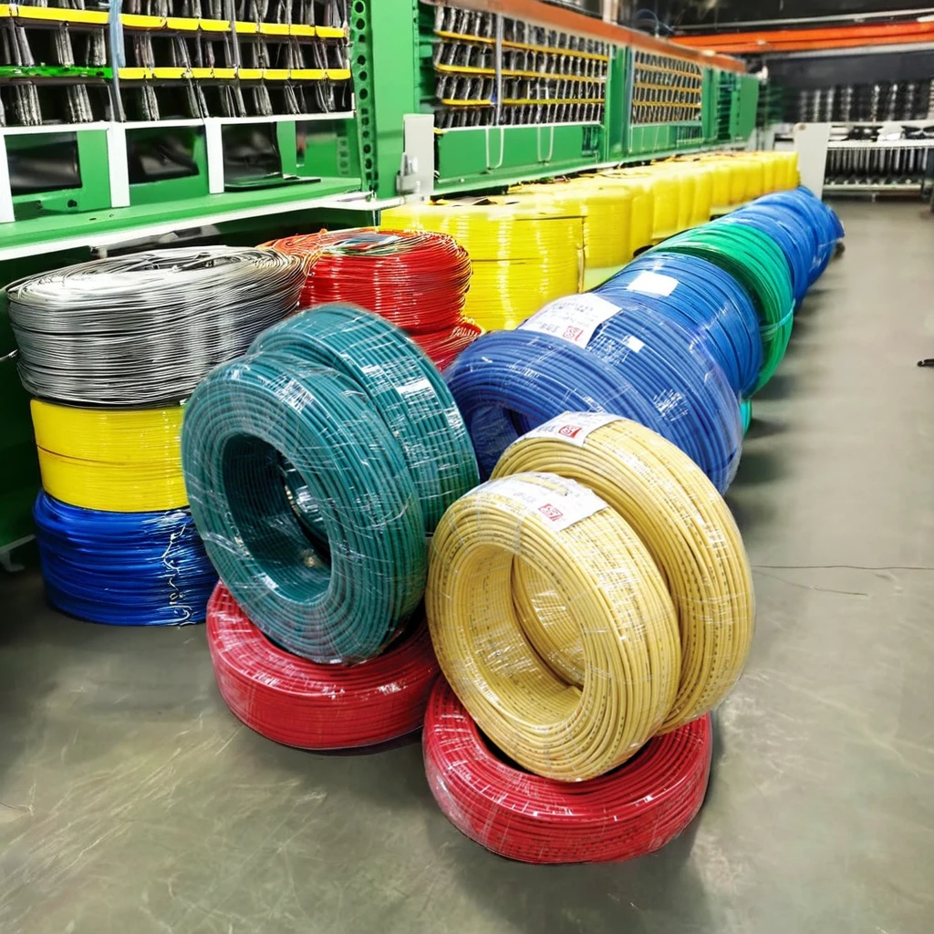 Copper core PVC insulated cloth wire for daily appliances,instruments and telecommunication equipment