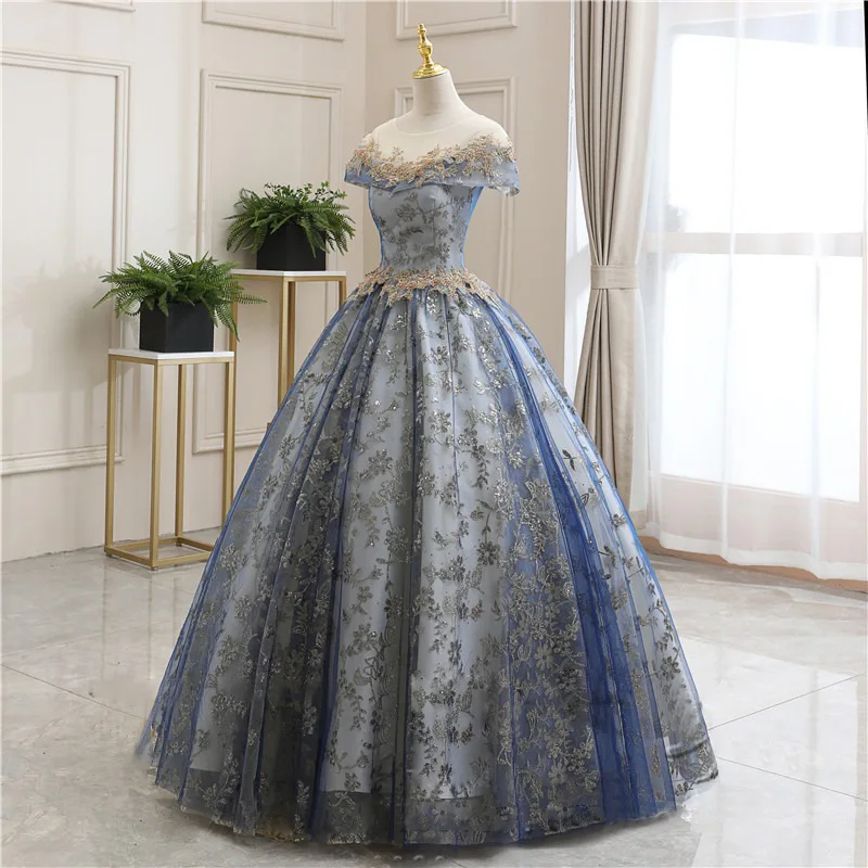 blonde blue dress Powder-Blue Short Halter Casual Dress with Buttons Powder Blue Print / XLarge