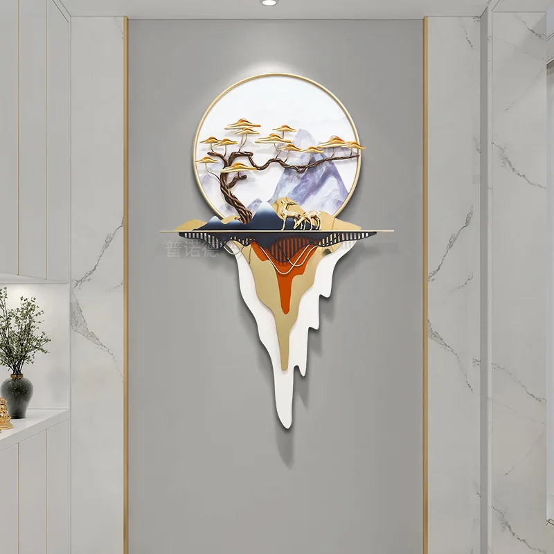 High Quality Modern Abstract Elk 3d Metal Wall Art Decor Iron Art Decoration Nature Art Decor for Home Living Room