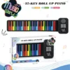 Colección colorida piano-37 teclas-Adaptador tipo C-666-32
