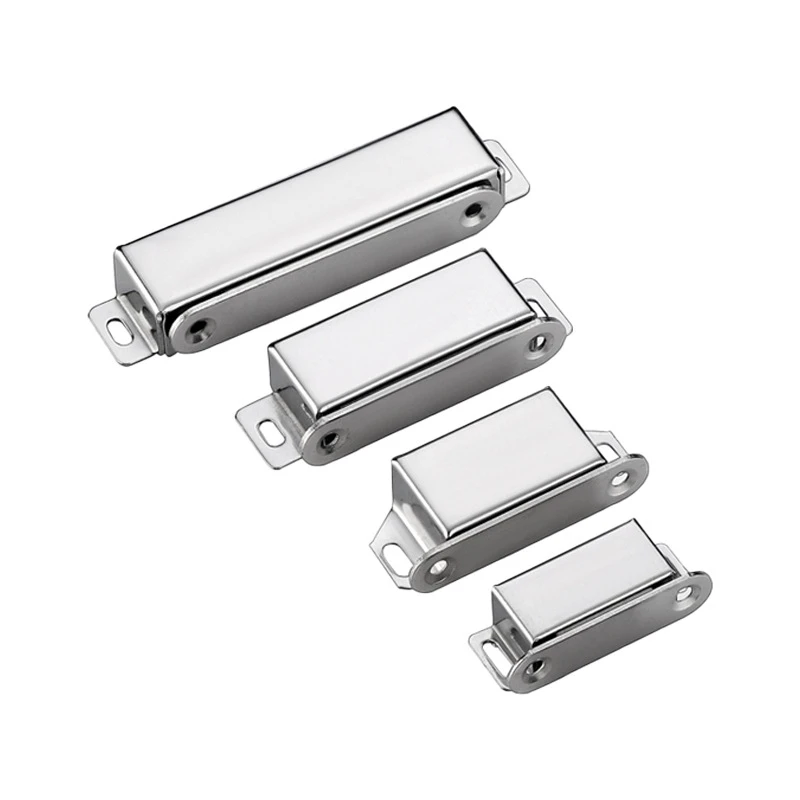 Wardrobe Stainless Steel Magnetic Cabinet Door Catches Strong Magnetic Latch For Cupboard Door