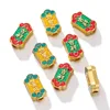 Cuentas espaciadoras de aleación de arena dorada Blessing - Modelo 03