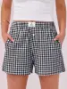 Plaid bianco nero