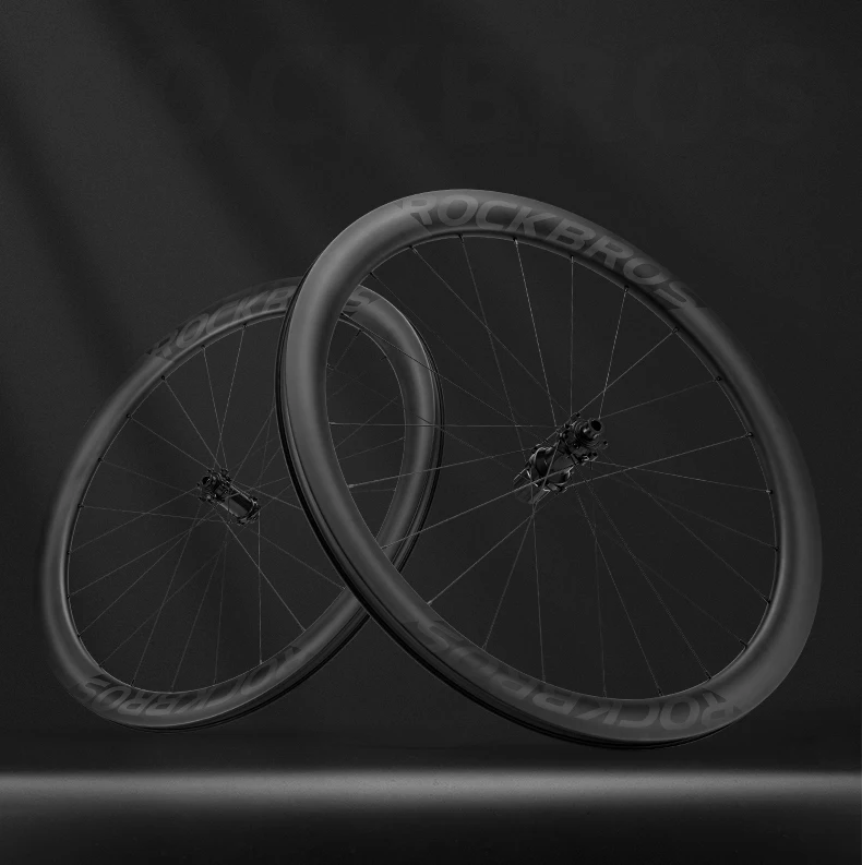 Rockbros Bike Carbon Fiber Wheels R255 Hub Disc Brake 00c Road Bike 38
