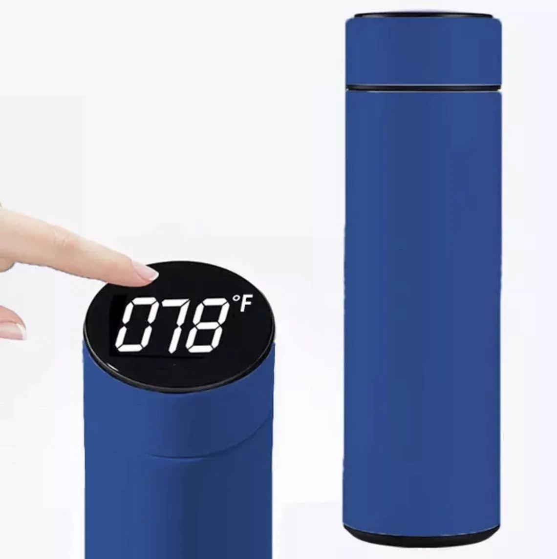 Deyuer 500ML Vacuum Flask LED Temperature Display Keep Warm/Cold Stainless  Steel Gradient Smart Insulated Water Bottle for School 