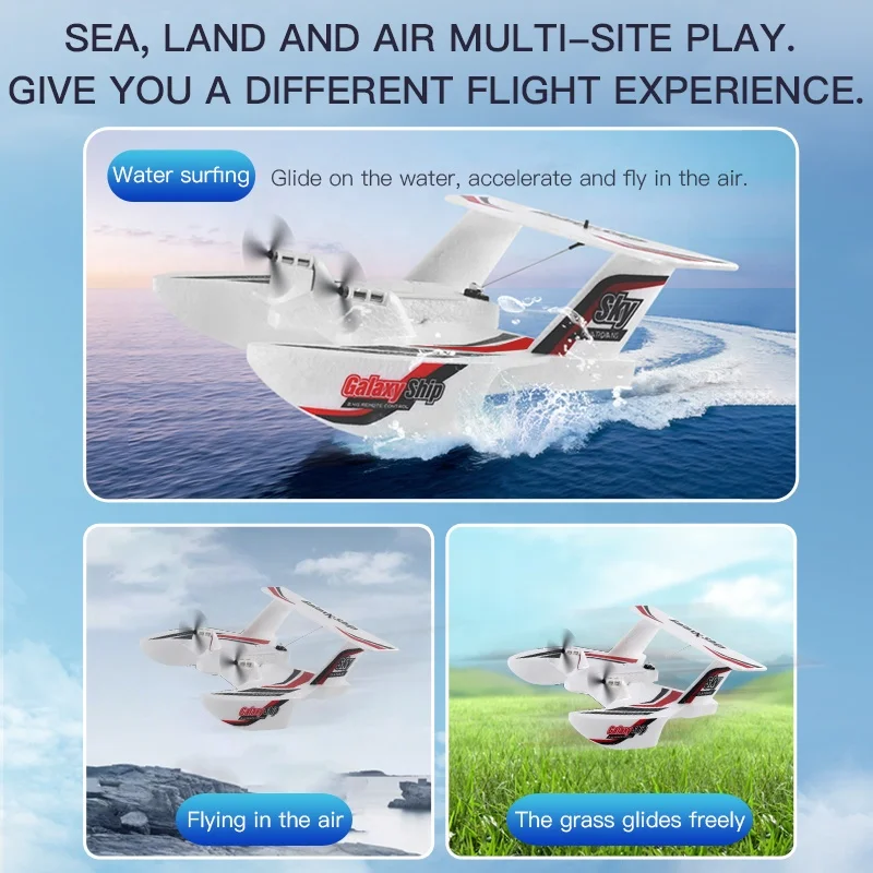 Goolsky RC Flugzeug, Ferngesteuertes Flugzeug RC Ae Produktbild-Vorschau 13