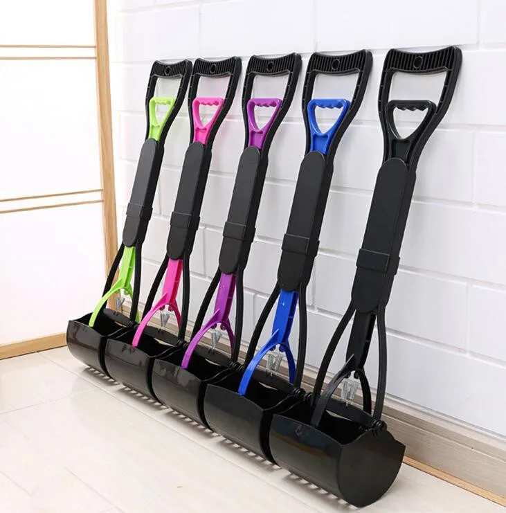 Portable Plastic Long Handle Pet Poop Pick Up Toilet Pet Pooper Scooper