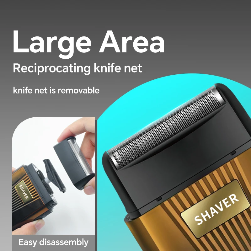 Two-in-One Popular Electric Shaver Clipper Nose Hair Trimmer for Men Reciprocating Set Cross-Border Household Grooming USB Power factory