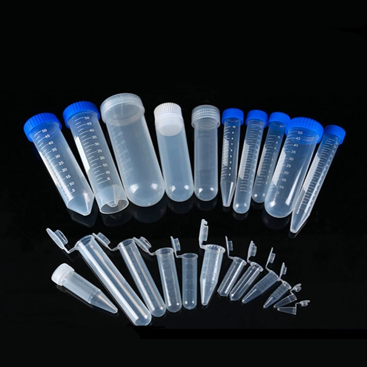 0.1ML -100ML Polypropylene Microcentrifuge Centrifuge Tube With Cap Garden Storage Bottle for Seeds Liquid Container Sample Vial