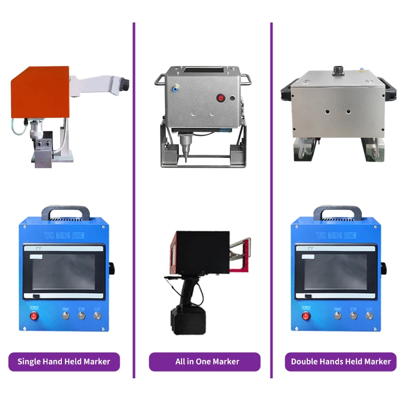 ZIXU Handheld Portable Pneumatic Dot Peen Marking Machine for