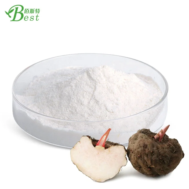 Wholesale Bulk Organic Konjac Root Powder Amorphophallus Extract Konjac Gum Powder