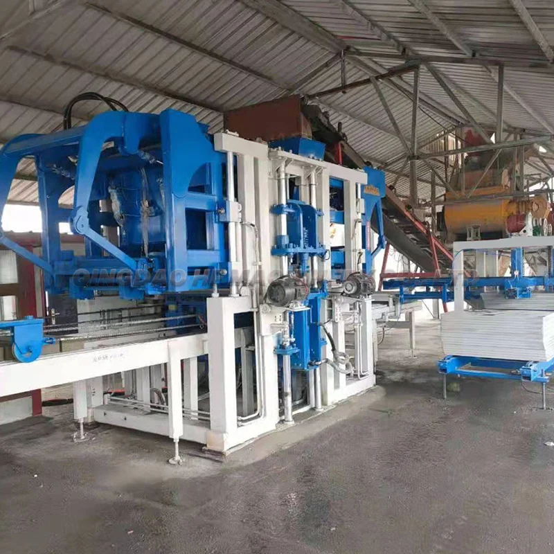 M8 Japanese Tiger Automatic Mold Vibration Concrete Paving Brick Block Making Machine for Sale