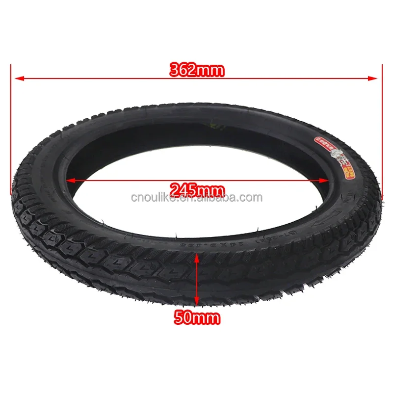 14 Inch Outer Tyre with 14x2.125 Butyl Inner Tube for Ninebot One S2 A1 for Many Gas Electric Scooters E-Bike Unicycle Tyre