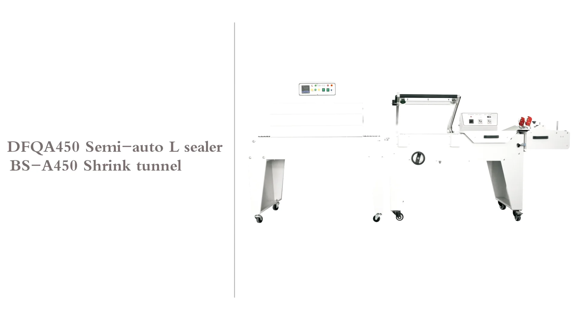 Semi Automatic L Sealer Plastic Film Sealer Heat Manual Sealing Machine