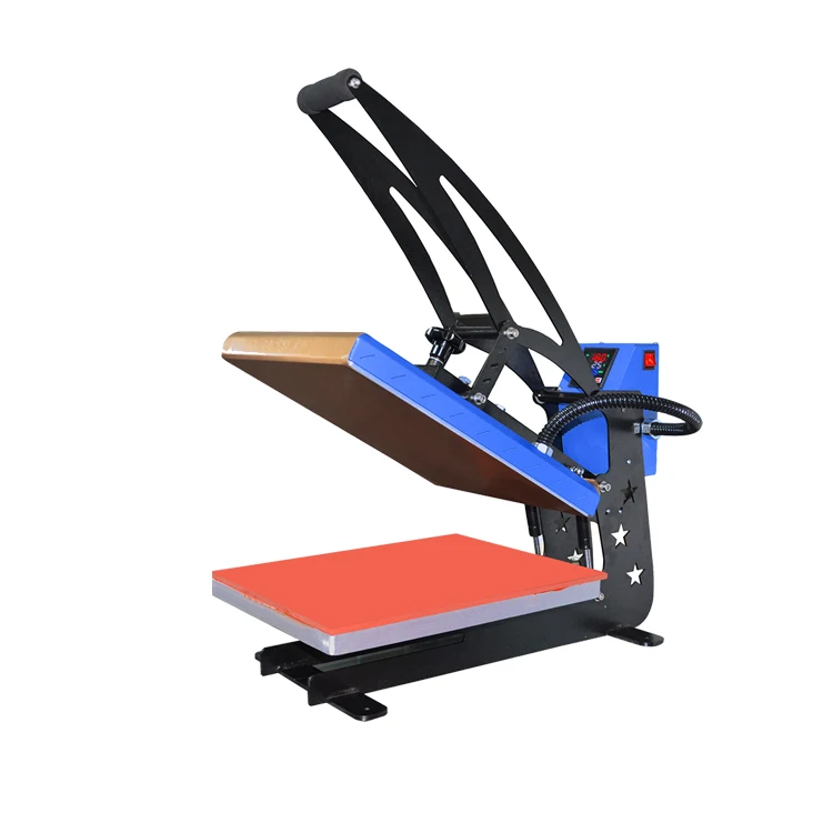 Factory Direct High Pressure Heat Transfer Heat Press Machine 38*38CM DIY T-shirt Clothing Printing New Flatbed Printer Garments supplier