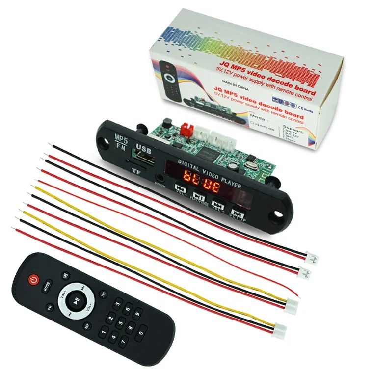 With MP4 MP5 Player Movie Module 12V Big Black Remote Gift Box