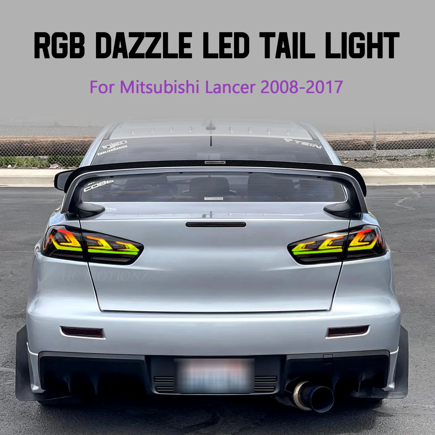 Hcmotion Emark Rgb Animation Drl Sedan Tail Lamp 20082017 Led Tail Lights For Mitsubishi