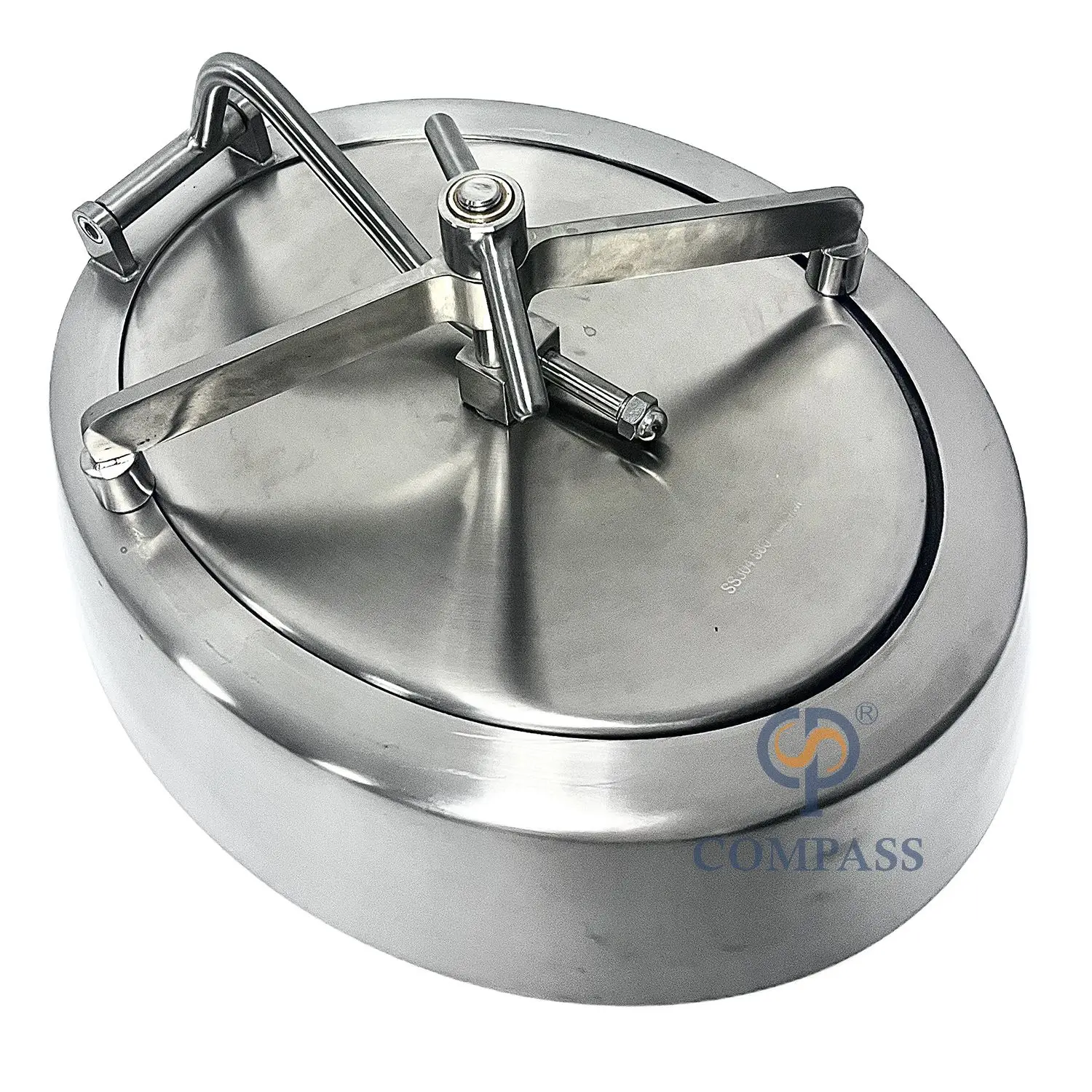 Hygienic Stainless Steel Manhole Tank Manway Sanitary Oval Inward