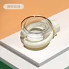 Round cream white