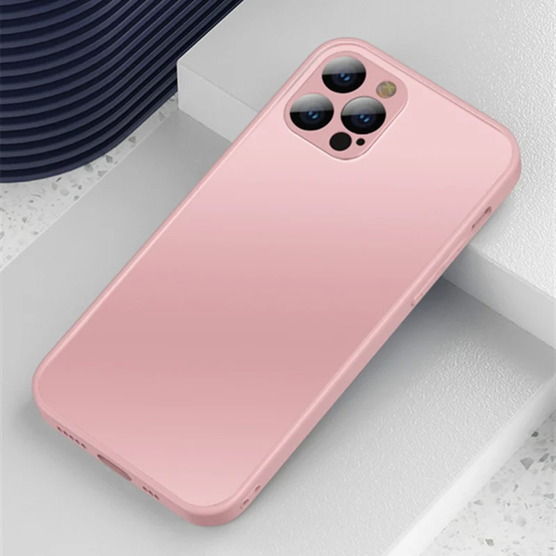 Latest Phone Cases Square Liquid AG Matte Tempered Glass Phone Case For IPhone  14 13 12 11 Pro XS Max Silicone Case Original - Buy Latest Phone Cases  Square Liquid AG Matte