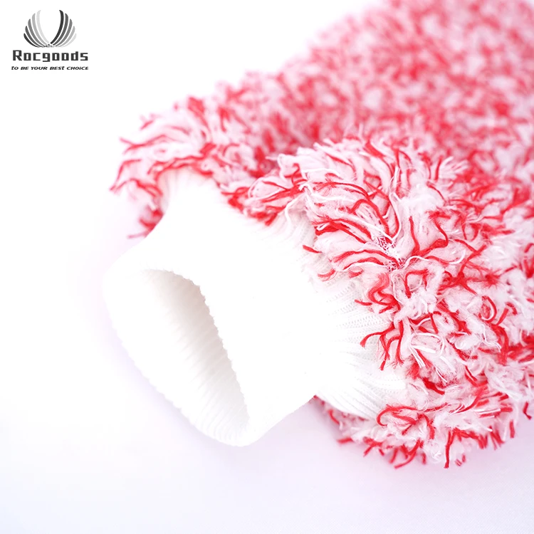 Лидер продаж, супервпитывающая мягкая варежка из микрофибры с защитой от царапин, кораллового флиса для мытья деталей автомобиля, 18*28 см, 85 г