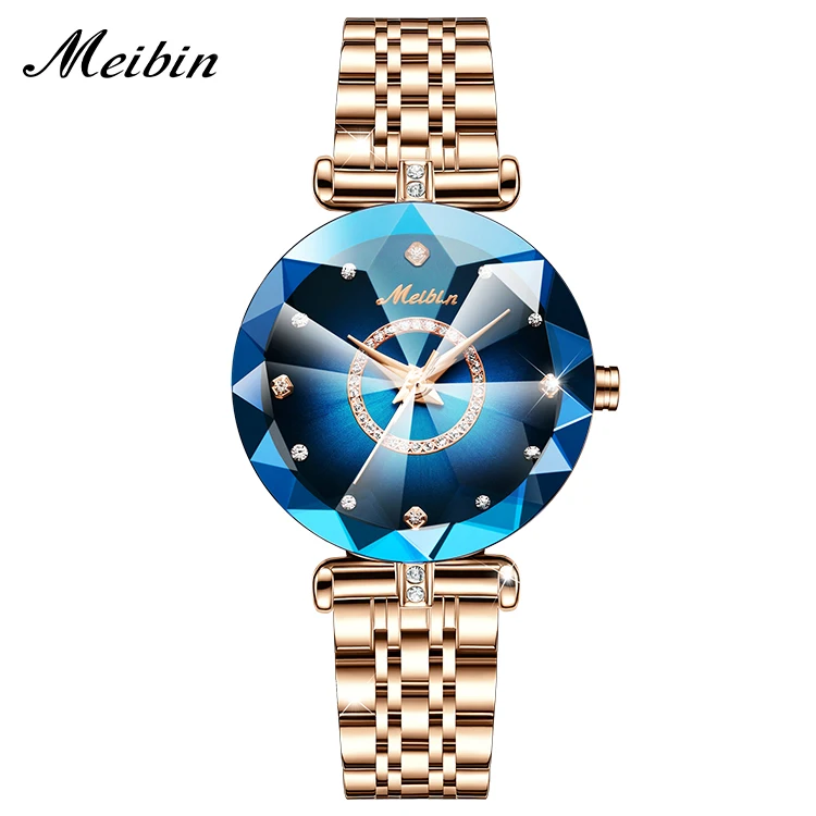 MEIBIN M1482 High Quality New Design Fashion Women Luxury Watch 2022  Fashion Luxury Starry Sky Quartz Woman Watch