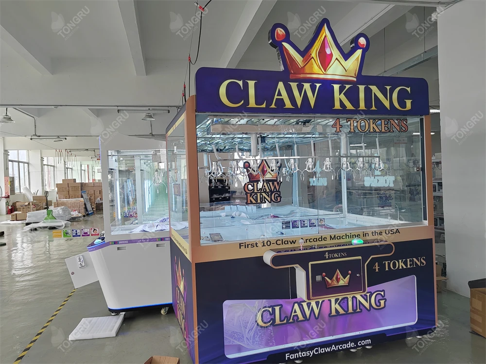 10 Claws Crane Claw Game Machine Coin-Operated Snack Challenge Sale 10 Claws Prize Vending Lifetime Technical Support