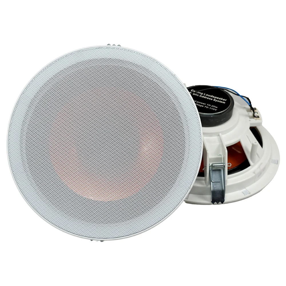 High Quality 8-Inch Coaxial Indoor Ceiling Speaker with for 10-30W Output Stunning Sound Quality for Home Theater PA Systems