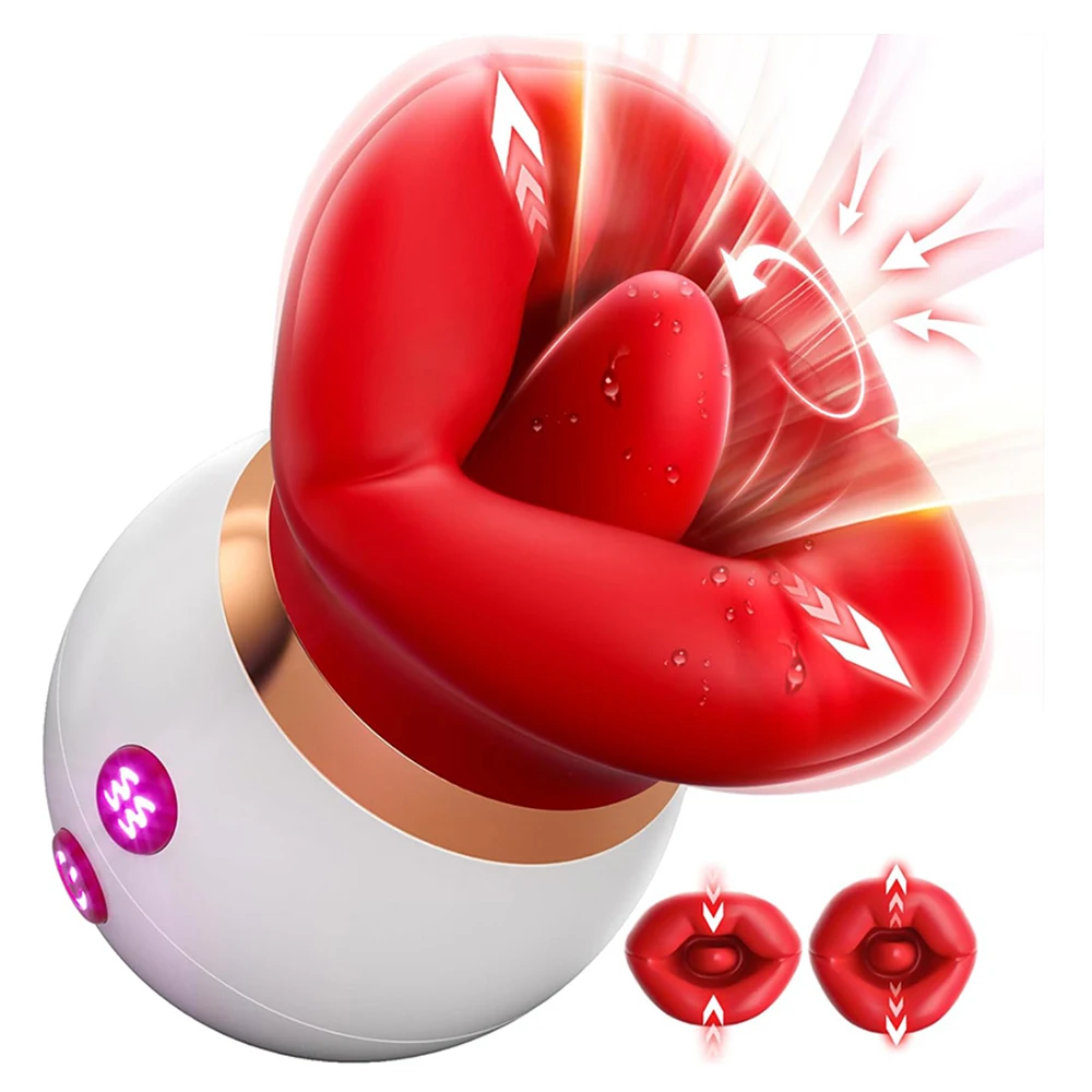 Vibromasseur en forme de bouche rouge, 100% tanche et rechargeable USB Vibromasseur en forme de bouche rouge, 100% tanche et rechargeable USB