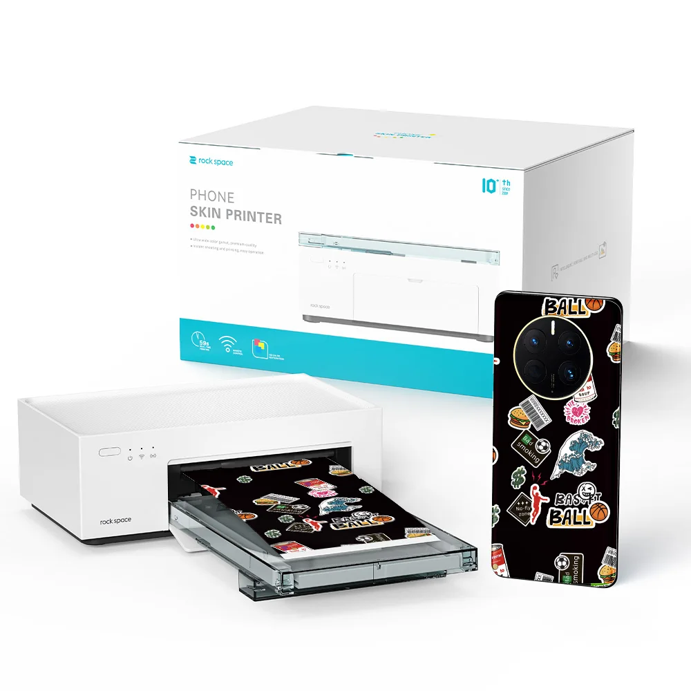 Rock Space  Mobile Shell Printer  Mobile Sticker Printing Machine Mobile Phone Skin Printing Machine