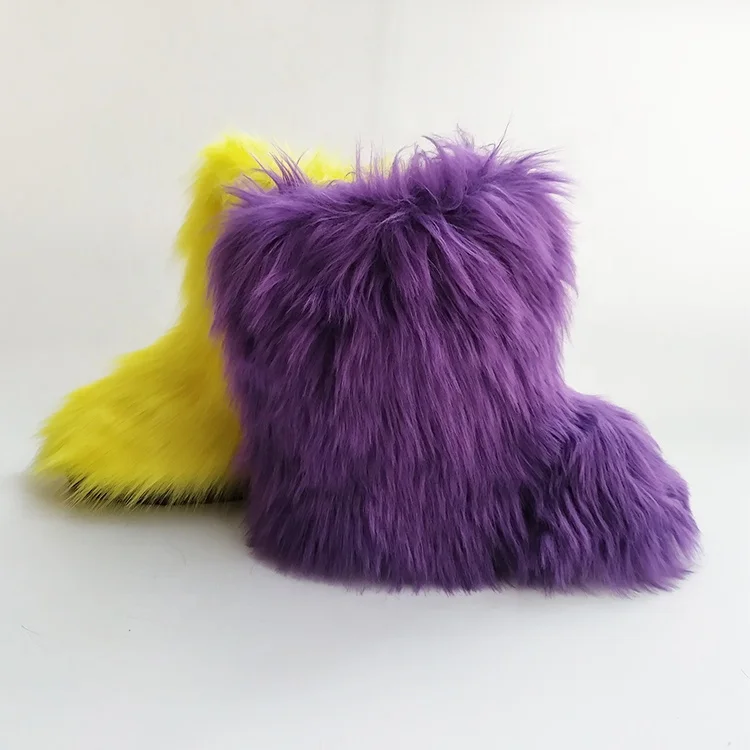 Shop Our 2021 Collection of Pure Faux Fur Boots for Women