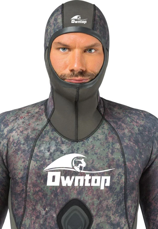 Custom Camouflage China Spearfishing Diving Wetsuit Open Cell 5mm Cr