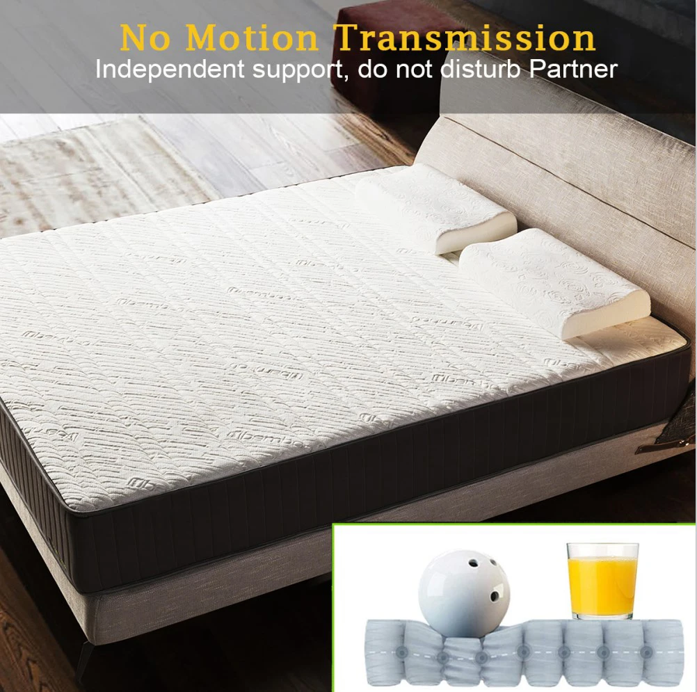 Best Quality Easy Rollable Up Latex and Gel Memory Foam Mattress In a Box