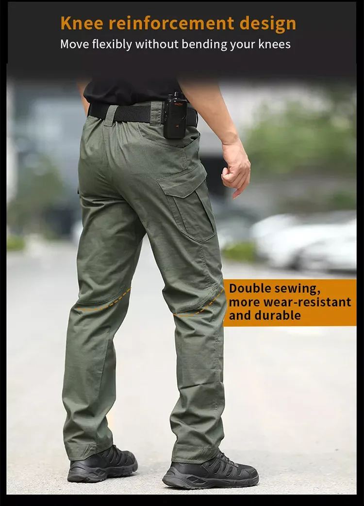 Sivi Ix9 Camouflage Tactical Cargo Pants Men's Trousers Work Outdoor ...