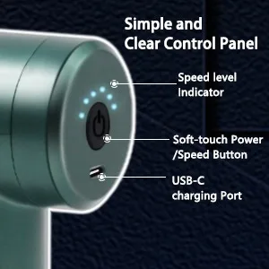 2022 Latest Electric USB Portable Deep Tissue Mini Vibration Massage Gun Booster Massage Gun