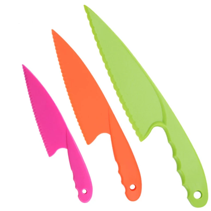Kids Knife Set of 3 - Toddler Knife Set of Kid Safe Knives - Kids