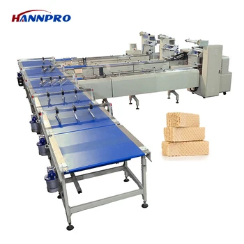 High speed Wafer biscuit automatic packaging system Multi-function Packaging Machines Packing Line